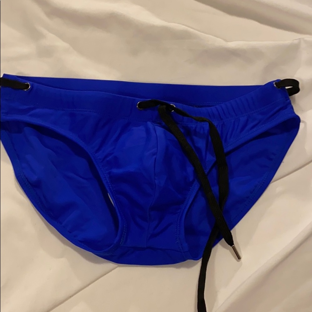 Blue Swim Briefs